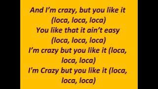 Shakira Loca English Version Lyrics