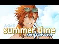 【ASMR RP】DINOBOI CONFESSES TO YOU DURING SUMMER VACATION 🏝️ 【FIRST STAGE PRODUCTION EN】