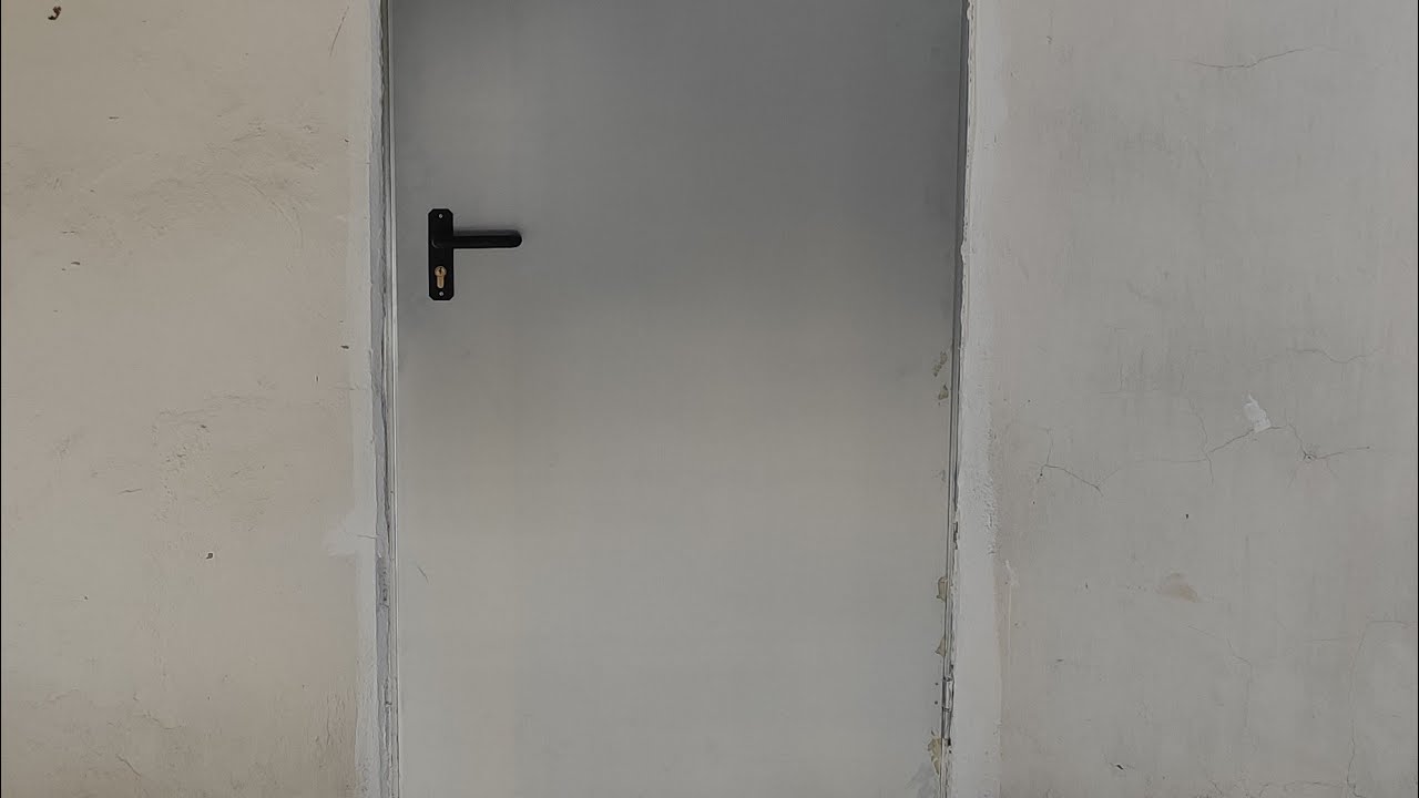 Como poner una puerta galvanizada 