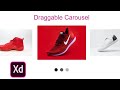 How to create a draggable carousel in Adobe XD | Speed Art