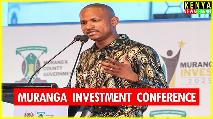THIS MAN IS BRILLIANT - Listen to Babu Owino Speech at Muranga Investment Conference