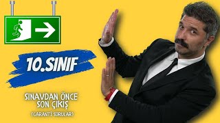 10.Sinif Sınavdan Önce Son Çıkış Garanti Sorular Rüştü Hoca