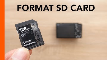 Sony ZV-E1 - How to Format SD Card