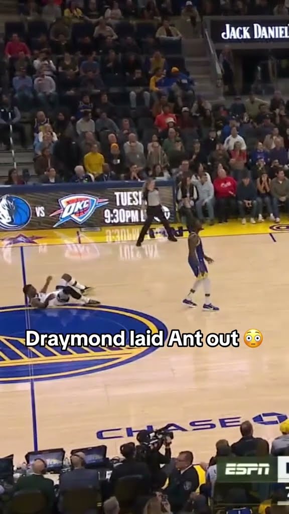 Hard screen from Draymond on Ant ?