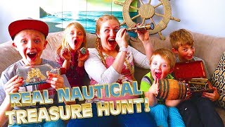 Pirates Treasure Hunt! Finding Hidden Maritime Artifacts! / The Beach House