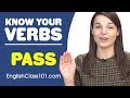 Pass  basic verbs  learn english grammar