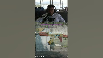 GOLDEN AK-47  #trainwreckstv #csgo #csgounboxing #cs2 #cs2unboxing #counterstrike #funny #cs2clips