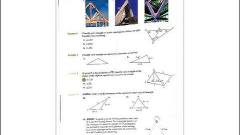 4.1 Classifying Triangles video