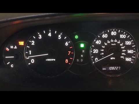 How to reset the maintenance required light on a Toyota Avalon