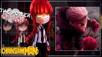 Chainsaw Man React to Itadori || Sukuna vs Itadori , Jujutsu kaisen || Gacha react [ENG/RUS]