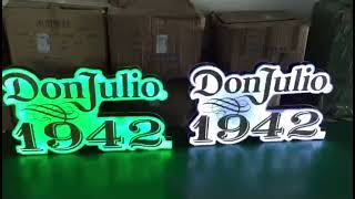 Rechargeable Backlit Don Julio 1942 Tequila Bottle Presenter LED Neon Sign  VIP Service Tray Illuminated Bottle Holder Display - AliExpress