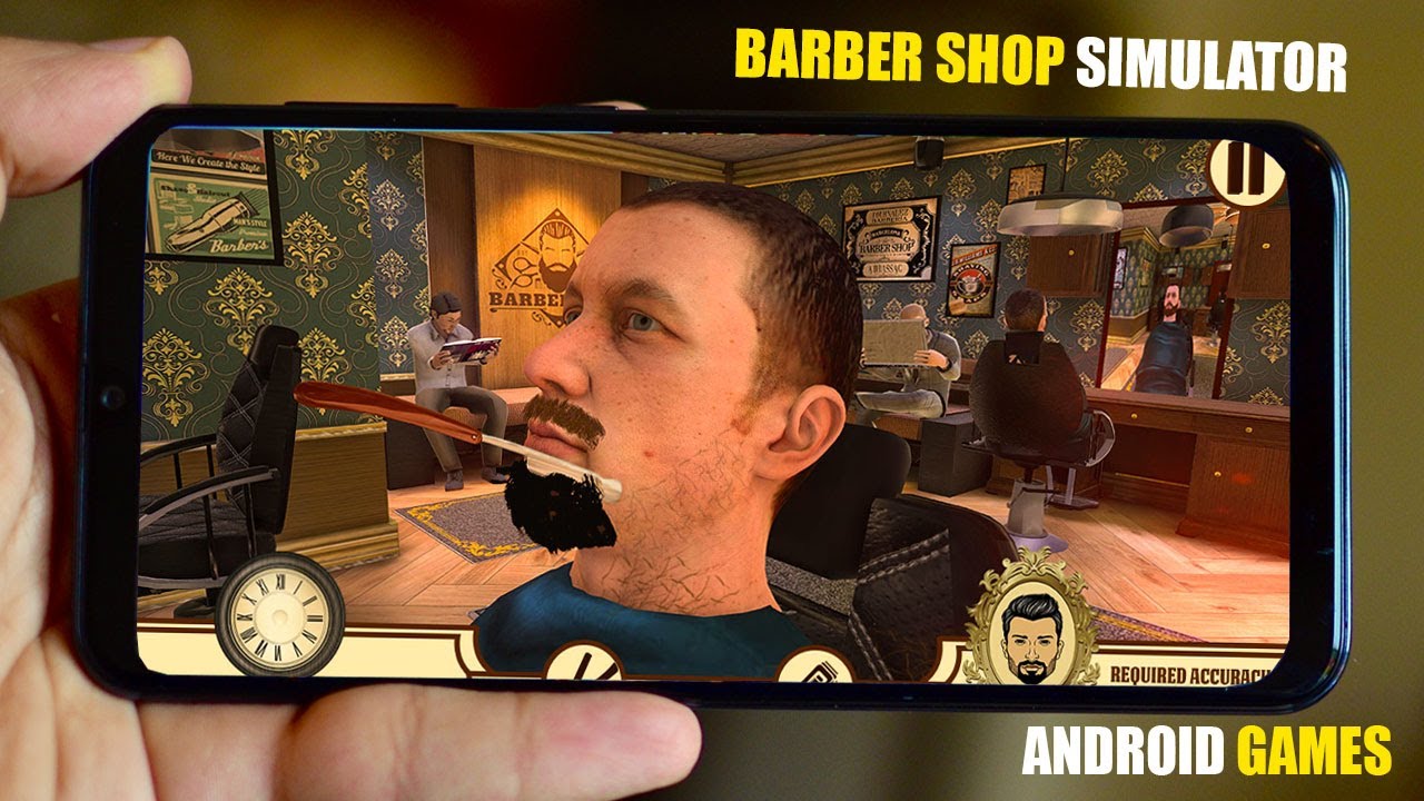 Real Barber Shop Haircut Salon 3D- Hair Cut Games APK pour Android  Télécharger