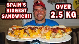 Chicken Bacon Supreme Sandwich Challenge in Spain!!