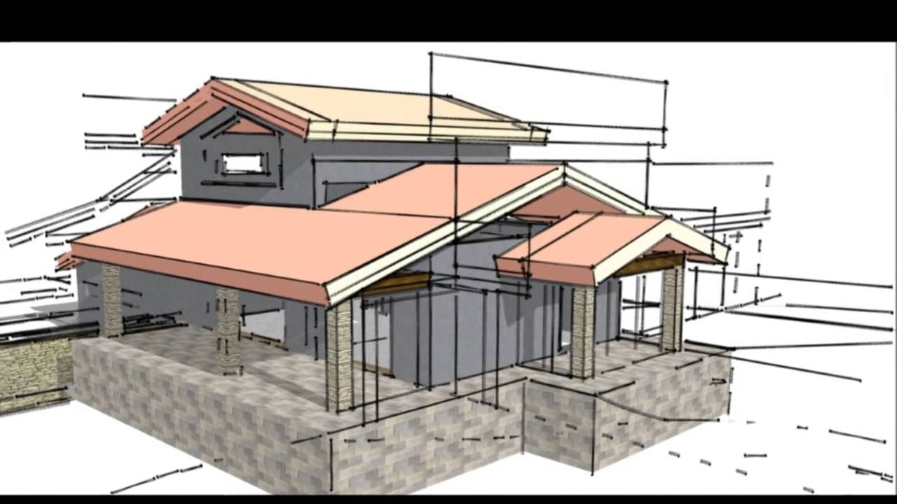 Video progetto arch. nadia morenghi villa singola youtube Giardino Villa disegno