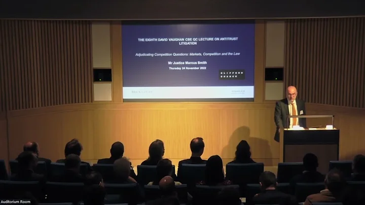 The David Vaughan CBE QC Lecture