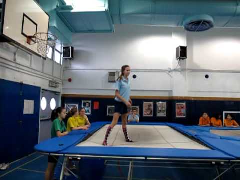 gcse pe coursework trampolining