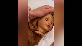 How to glue a doll wig easy and fast!!! DIY glue doll wig