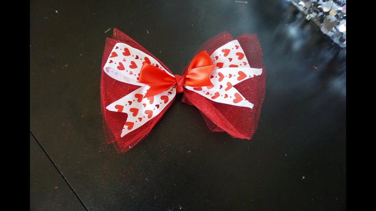 How To Make DIY TULLE BOWS