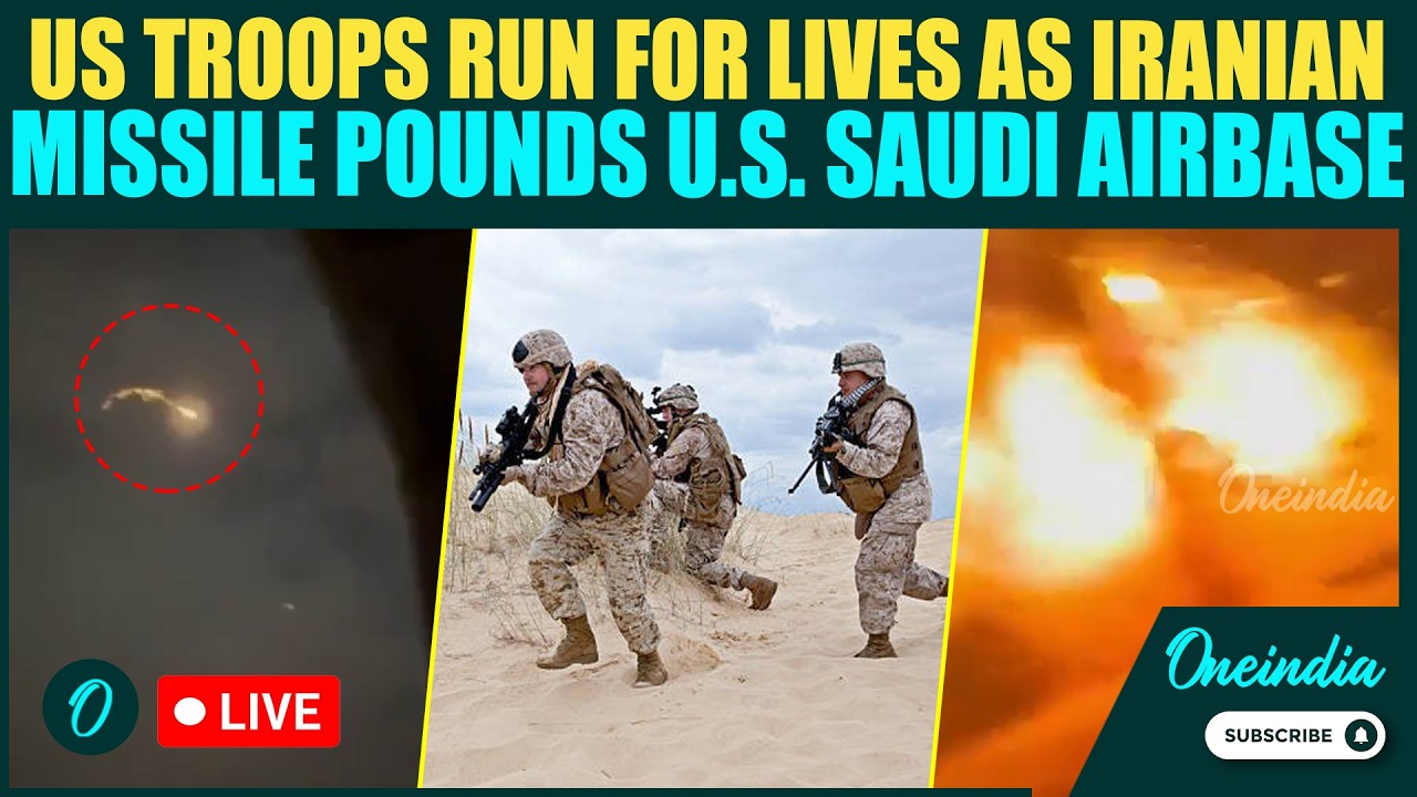 Iran Attacks U.S Base LIVE: Troops Run as BALLISTIC Missiles STRIKE Prince Sultan Airbase in Saudi