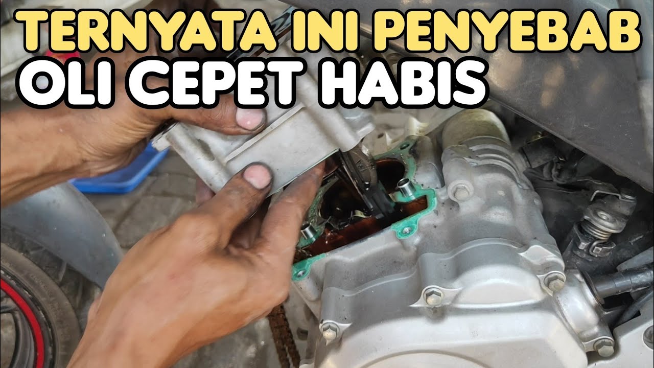 Cara mengatasi oli cepat habis yamaha vixion..