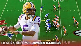 In-Depth Film Breakdown of LSU Quarterback Jayden Daniels | Patriots Draft Countdown