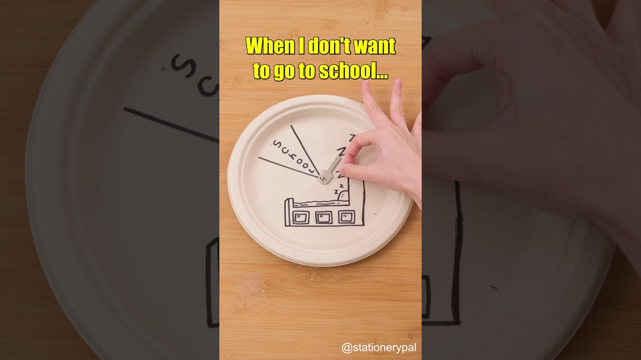 When I don't want to go to school... 