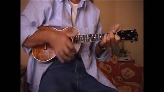 George Harrison Playing the Ukulele at Home (1999)