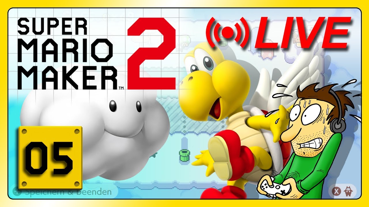 🔴 SUPER MARIO MAKER 2 ONLINE [Ep.05] 🧱 Schwindelerregende Wolkenwelt und Eintritt in Edes Game