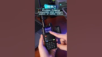 Wireless programmer connects to baofeng 5RM for programming