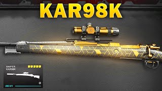 the *FASTEST* KAR98K Build in MW3! (Best Kar98k Class Setup)