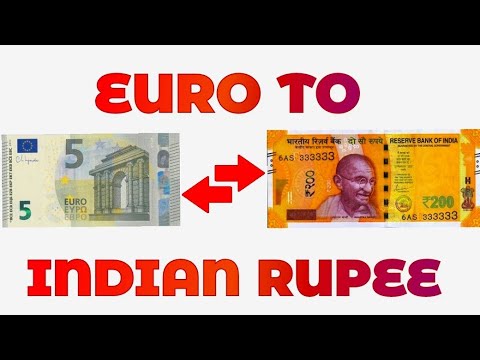 Euro To Indian Rupee Exchange Rate Today | EUR To INR | Euro To Rupees