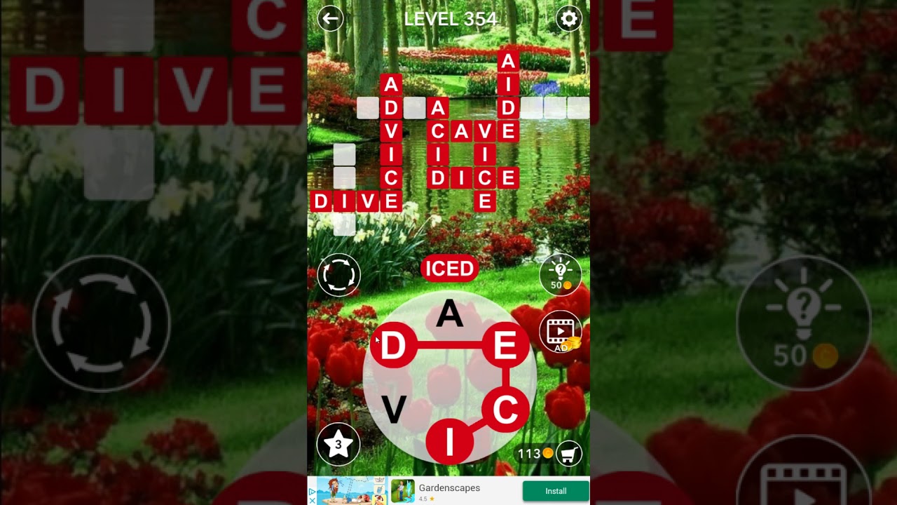 Word Crossword Search level 354