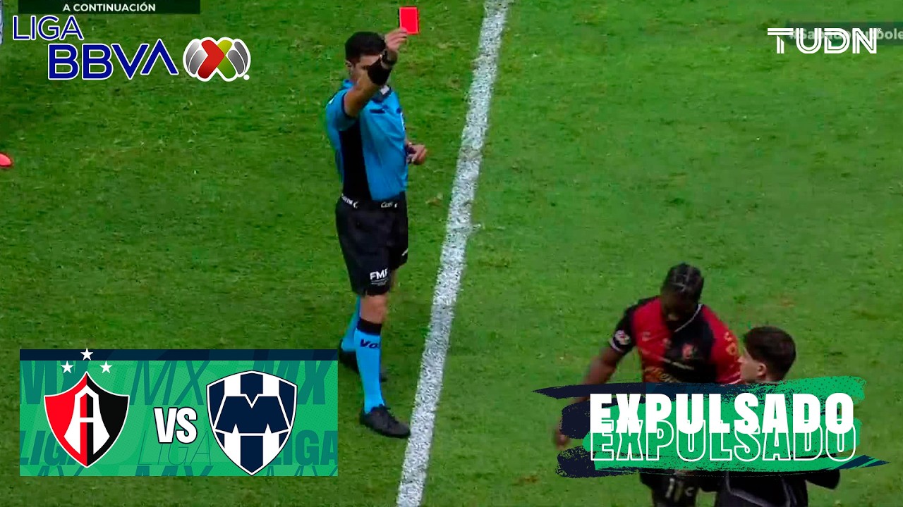 ¡ROJA PARA EL ATLAS! Atlas vs Monterrey | Liga MX - Jornada 3 Apertura 2026 | TUDN