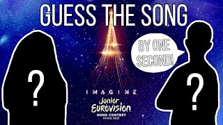 Junior Eurovision 2021- Guess The Song (By One Second!)