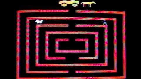 Chase The Chuckwagon Atari 2600 Video Game