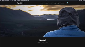 Brailie WordPress Theme - Building a Page with WPBakery Page Builder