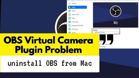 How to Uninstall OBS Virtual Camera? in Mac !  Able Chacko