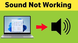 Laptop Me Sound Nahi Aa Raha Hai Laptop Me Awaaz Nahi Arahi Hai