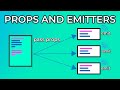 LEARN PROPS &amp; $EMIT() METHODS IN A SINGLE VIDEO. BEST VIDEO ON YOUTUBE FOR VUE JS 3 BENINNERS. #vue