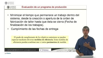 Medidas de eficiencia en secuenciación | 17/54 | UPV