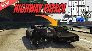 GTA V LSPDFR HIGHWAY PATROL | DUKE O' DEATH ARMOURED CAR POLICE CHASE !