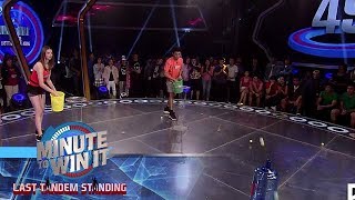 Ping Pong Plop | Minute To Win It - Last Tandem Standing