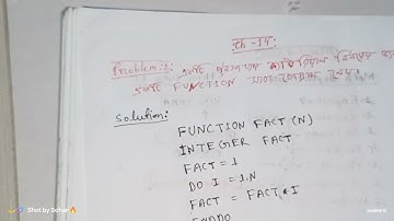 Fortran programing ||Chapter 14||sub programme || Example 2,3,4,17 🌺