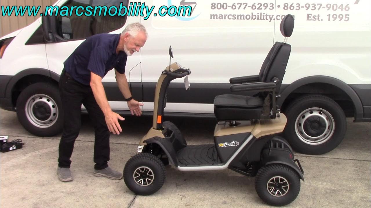 Pride Mobility Wrangler Review - Very Fast Powerful Scooter - Full Pride  Wrangler Demonstration - YouTube