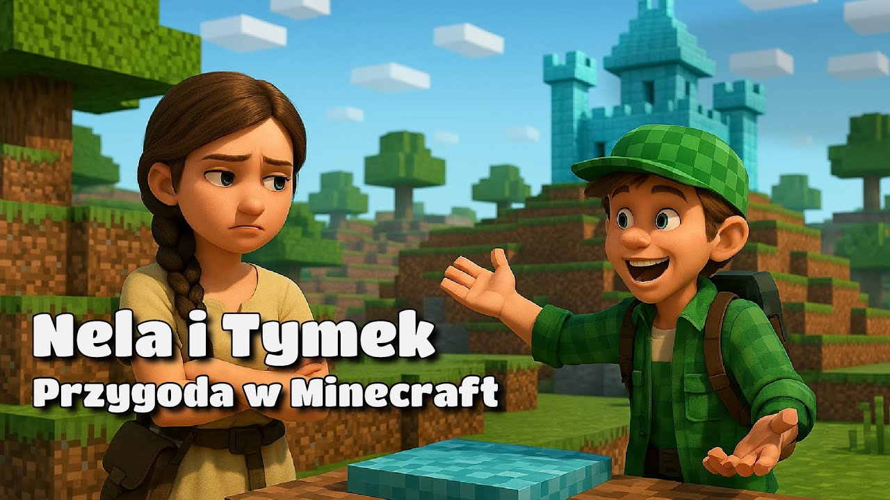💎⛏️ Nela i Tymek: Przygoda w Minecraft - Audiobook - Bajkolandia ⛏️💎
