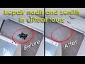 How to repair nadir and zenith in virtual tours