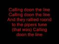 scocha - calling doon the line lyrics