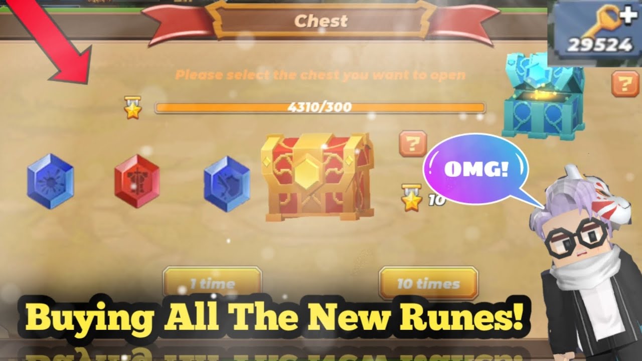 Buying All The New Runes [BlockManGo : Bedwars] - YouTube