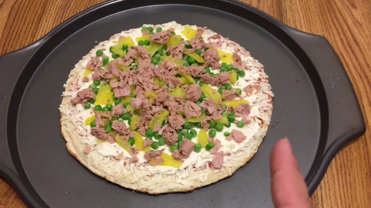 Making the Ultimate Pizza! Pineapple Tuna Peas and Mayonnaise Pizza YouTube