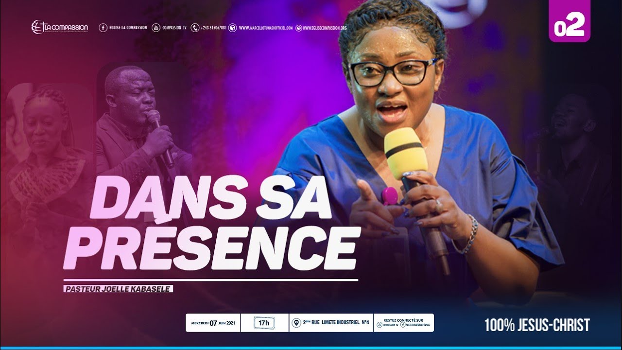 Dans Sa Presence Pasteur Joelle Kabasele Yada Jour 2 Culte Du 7 Juillet 2021 Youtube